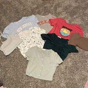 8 ROMWE t-shirts and tank tops